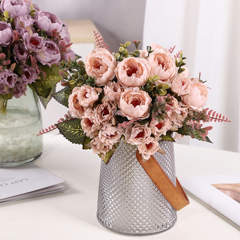 Transform Your Space with Our Artificial Peony Single Bouquet Decor